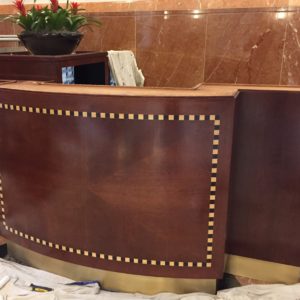 Lobby Reception Desk - Before